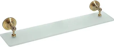 Produktbild von BETRO BRONZE Glasablage Messing Glas Bronze 600x87x120 mm für Bad & Küche >> zum Bohren