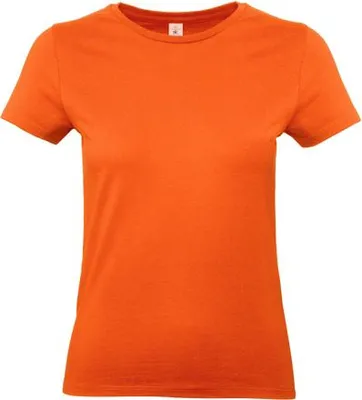 Produktbild von Damen-T-Shirt, Kurzarm - B&C #E190/W - orange - Größe L