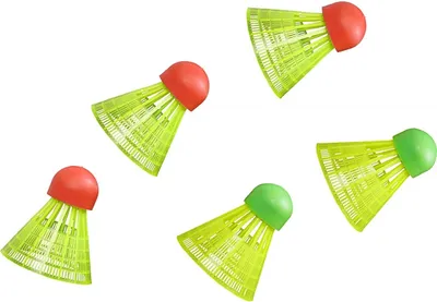 Produktbild von Hudora Badminton Federbälle, 5 Stück