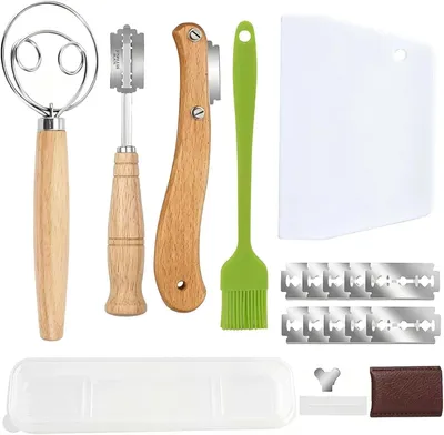 Immagine prodotto di Set di coltelli per panetteria, 10 coltelli in acciaio 6Cr13, set da 6 pezzi, per la cucina