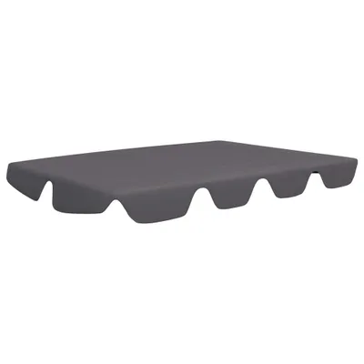 Produktbild von vidaXL Ersatzdach für Hollywoodschaukel Anthrazit 150/130x105/70 cm