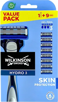 Obrázok produktu pre Wilkinson Hydro3 - Holiaca strojček s 9 vložkami