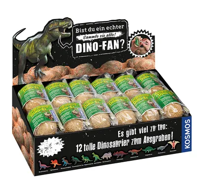 Produktbild von Kosmos Fossil Dino Eggs různé figurky dinosaurů ke sbírání