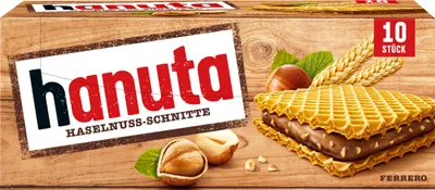 Obrázek produktu pro Hanuta lískooříškové plátky s jemnými lískovými oříšky, oříškové a křupavé 200g