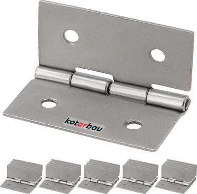 Zdjęcie produktu dla KOTARBAU® Zestaw 25 zawiasów meblowych 35 mm zawiasy meblowe zawiasy do szafek zawiasy niklowe zawiasy walcowane zawiasy fortepianowe zawiasy skrzynkowe zawiasy skrzynkowe skrzynki narzedziowe