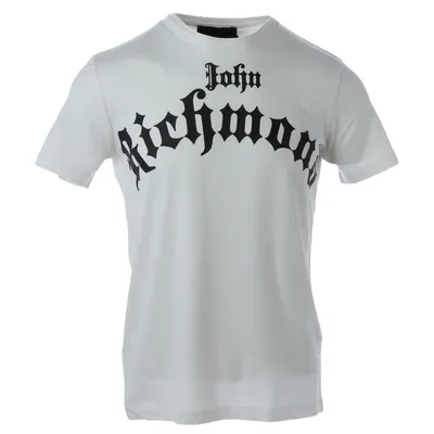 Produktbild von John Richmond Herren T-Shirt Weiß 204327 : Größe - XXL Größe: XXL