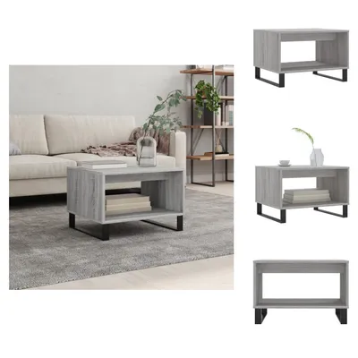Image de vidaXL Table basse Gris Sonoma 60x50x40 cm Bois composite - Tables basses