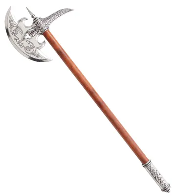Produktbild von Mittelalterliche Ritter-Axt Silber