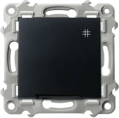 Image de Interrupteur en croix avec éclairage bleu SZAFIR Noir Ospel