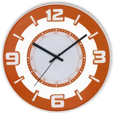 Obrázok produktu pre Nástenné hodiny MPM, 3220.60 - oranžová, 30cm