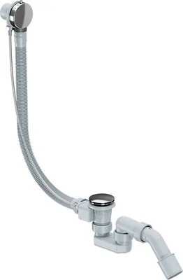 Zdjęcie produktu dla Automatyczny Syfon Wannowy Simple 2.0 80 cm Chromowany - Nowoczesne Rozwiązanie do Twojej Łazienki