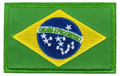Productafbeelding van SCHNORR Brazilië, klettband-patch, 80 x 50 mm - geborduurde landen-/vlaggen-patch