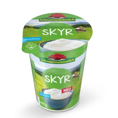 Produktbild von Schwarzwaldmilch - Skyr Natur, 0,2%, 8 x 400 g Becher