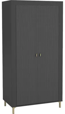 Produktbild von Kleiderschrank MOSSO 01 schwarz