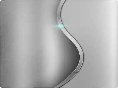 Produktbild von Metallische Welle – Bodenschutzmatte – Rutschfest – Schutzmatte für Büro – Vinylmatte – Stuhlunterlage  – 120 x 90 cm