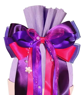 Produktbild von Lila Schleife zur Dekoration von Schultüten und Zuckertüten, 60 x 20 cm