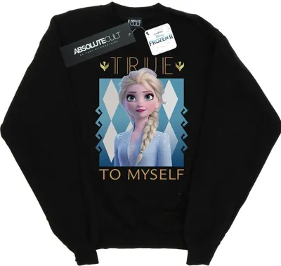 Produktbild von Disney - "Frozen 2 True To Myself" Sweatshirt für Herren BI25227 (S) (Schwarz)