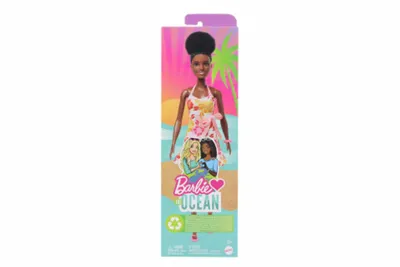 Obrázek produktu pro Barbie Love ocean panenka - pruhované šaty HLP93