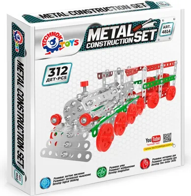 Immagine prodotto di Blocchi Da Costruzione In Metallo Treno 312El 4814 Technok P10