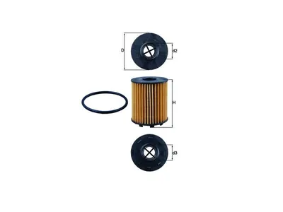 Produktbild von Ölfilter KNECHT OX 371D Filtereinsatz für OPEL Corsa D Schrägheck (S07) Corsa C Schrägheck (X01) Meriva A (X03) Astra H Caravan (A04)