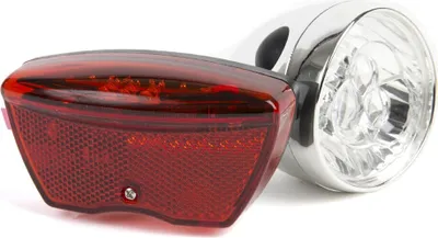 Produktbild von Beleuchtungsset Retro LED Batterie Silber Rot rot