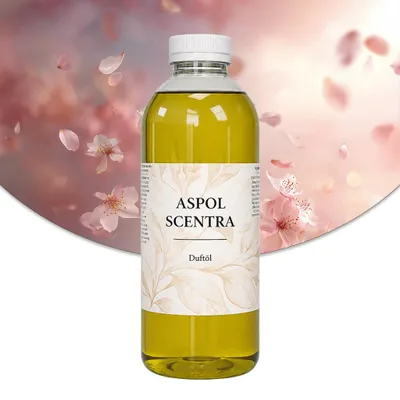 Produktbild von Aspol Scentra Jasmin und Rose UFIGREEN Duftöl für Kerzen 1000 ml, KI-generiertes Bild