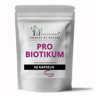 Produktbild von Forest Vitamin ProBiotic LactoSpore® Bacillus Coagulans 60 Kapseln