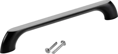 Produktbild von Möbelgriff BLACKLINE VII BA 160 mm schwarz matt