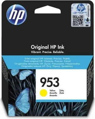 Produktbild von Tintenpatrone, HP 953 Gelb Original, F6U14AE, für OfficeJet Pro 8710, für OfficeJet Pro 8715, für OfficeJet Pro 8720