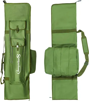 Produktbild von Rutenfasche 4 + 4, 600D Polyester, für Karpfenangeln, für Outdoor-Aktivitäten