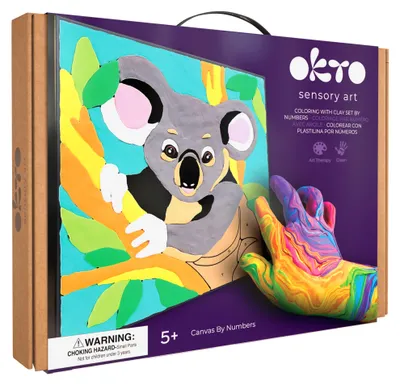 Produktbild von Modelliermasse-Set nach Zahlen 29*29 cm Koala
