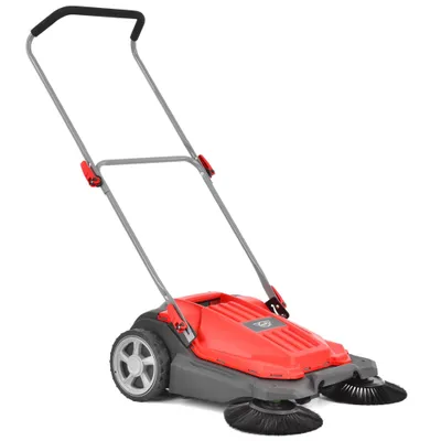 Produktbild von HECHT 8065 Handkehrmaschine | 64 cm Arbeitsbreite | 20 Liter Behälter | ⌀ 270 mm Bürsten