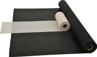 Produktbild von Sensalux Kombi-Set 1 Tischdeckenrolle 1m x 25m schwarz + Tischläufer 30cm creme