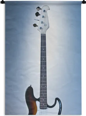 Produktbild von MuchoWow® Wandteppich Wandbehang Die Saiten einer E-Gitarre 120x180 cm Tapisserie Dekoration Wandtuch - Schlafzimmer - Dekorationen für das Haus