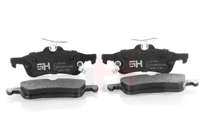 Produktbild von GH Bremsbeläge Satz Hinten Bremsklötze für TOYOTA Yaris Schrägheck (P9) GH-413910