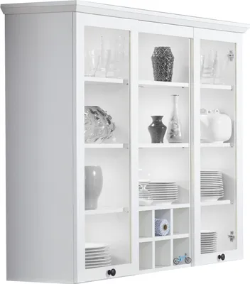 Produktbild von trendteam Wohnen Aufsatz-Stauraumtype BrandsonBaxter Weiß Nachbildung 119 x 106 x 36 cm