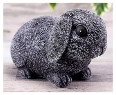 Produktbild von Hase Zwergkaninchen Gartenfigur aus Steinguss