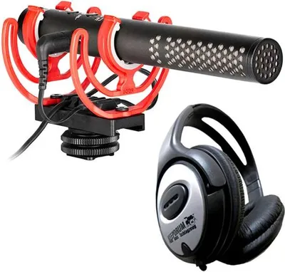 Produktbild von Rode Videomic NTG Kamera-Mikrofon mit Kopfhörer