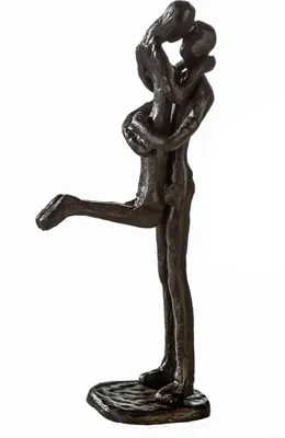 Produktbild von Casablanca by Gilde Dekofigur Design Skulptur Kissing brüniert H. 19 cm,74568