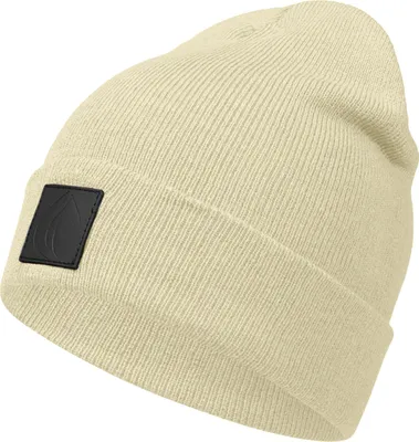 Produktbild von Occulto Leatherpatch Winter Mütze Beanie (Black Label) Cream
