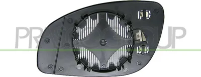 Produktbild von PRASCO Spiegelglas Außenspiegel Rechts für OPEL Vectra C Caravan (Z02) Beheizbar Konvex OP0567513