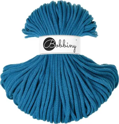 Zdjęcie produktu dla Sznurek pleciony bawełniany Bobbiny Premium / Dopamine Blue / 5mm / 100m
