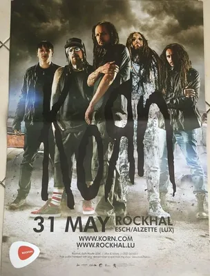 Image de KORN - Tour 2016 - AFFICHE / POSTER - 60x80cm