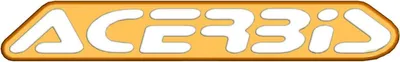 Image de Étiquette adhésive ACERBIS orange/blanc