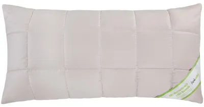 Produktbild von Kopfkissen 40x80 Schurwolle kbT Bio Baumwolle kbA Füllmenge variierbar