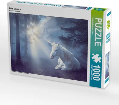 Produktbild von CALVENDO Puzzle Mein Einhorn | 1000 Teile Lege-Größe 64x48cm Foto-Puzzle für glückliche Stunden