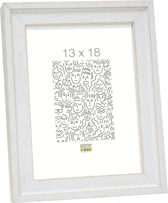 Immagine prodotto di Deknudt cornice per foto in legno bianca 13,0 x 18,0 cm S45ES