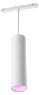 Produktbild von Philips Hue White and Color ambiance Perifo Zylinder-Pendelleuchte Erweiterung weiß, Intelligente Hängeleuchte, Bluetooth/Zigbee, Weiß, Integrierte LED, Metall, Multi