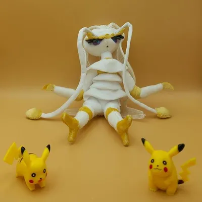 Produktbild von Pokemon Schabelle Kuscheltier - 15 cm Plüschtier Pheromosa