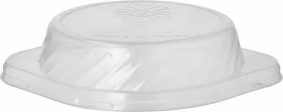 Produktbild von 12x Deckel für Mehrweg Suppenschalen Ø 16,2cm H 4cm transparent